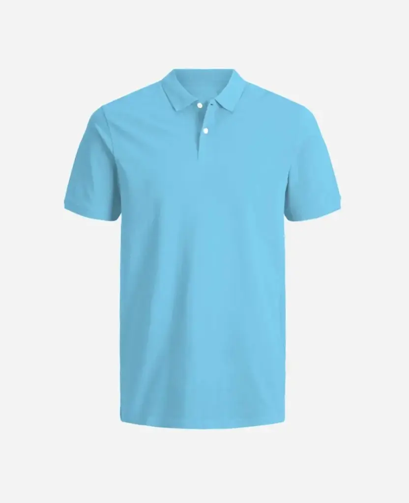 Camiseta Tipo polo Manga Corta Hombre AGUA MARINA