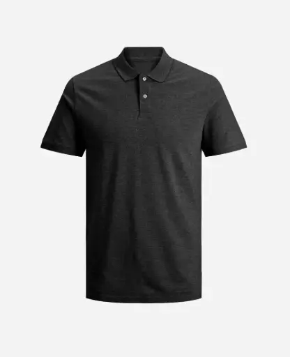 Camiseta Tipo polo Manga Corta Hombre NEGRO CROSS