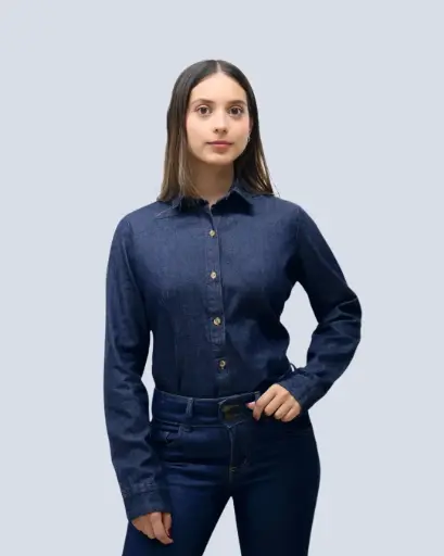 Blusa Índigo Manga Larga
